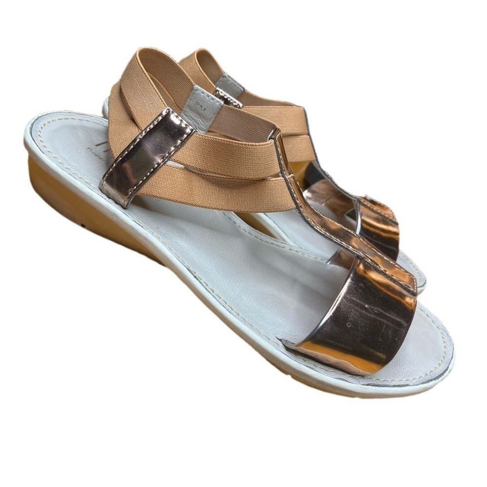 Munro Rose Mirror Sandals Size 6 Walking Wedge